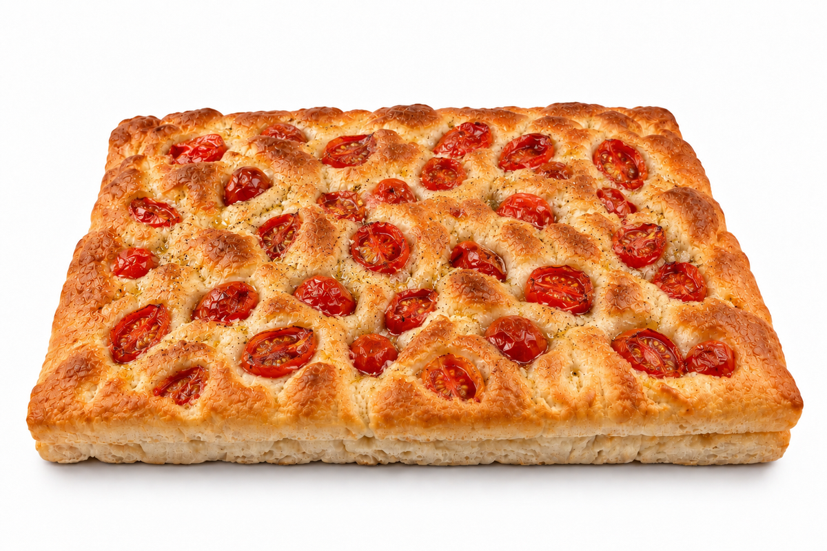 FOCACCIA WITH CHERRY TOMATOES - HALF TRAY